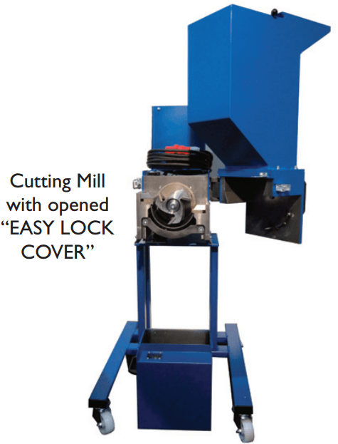 portable type of cutting mill