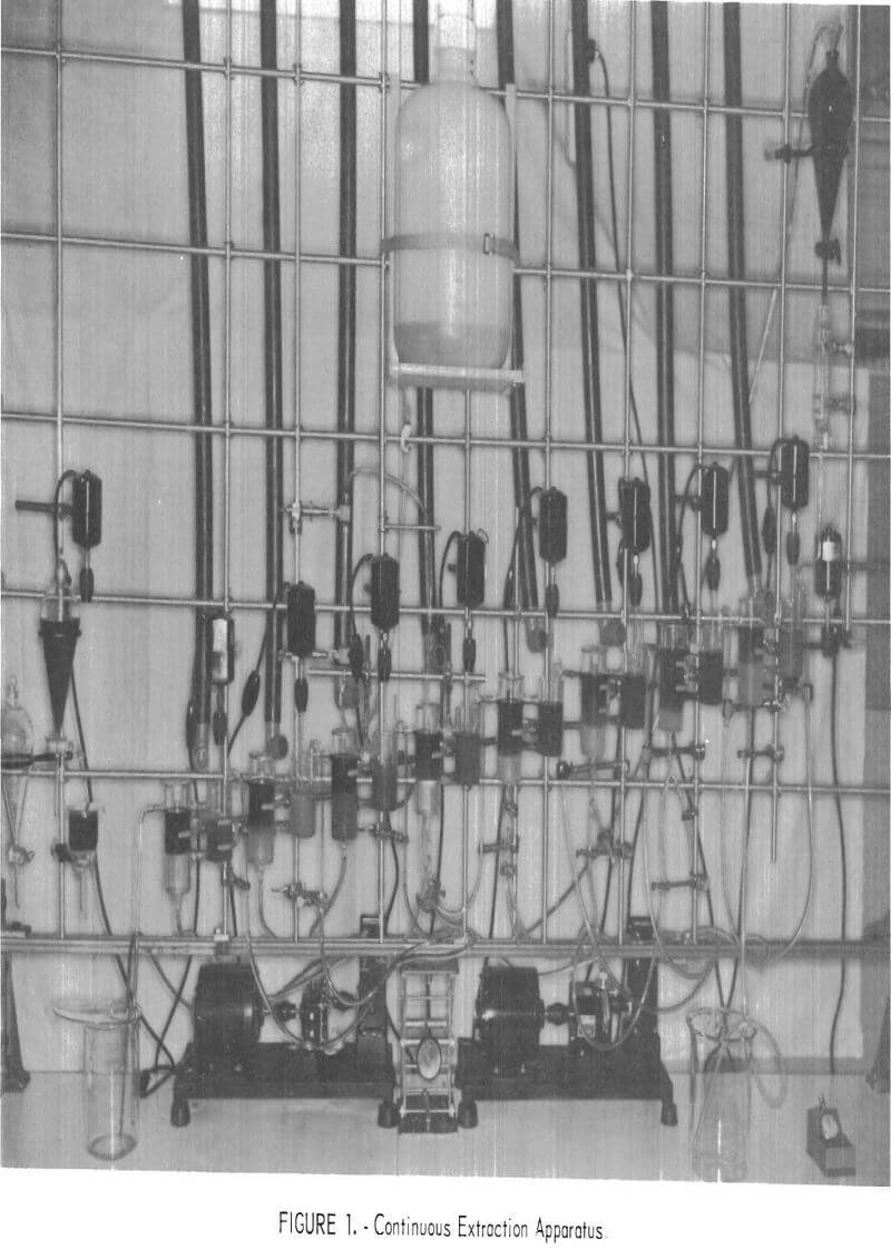 solvent-extraction continuous extraction apparatus