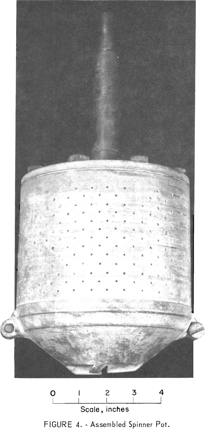 filtration-centrifugation assembeled spinner pot