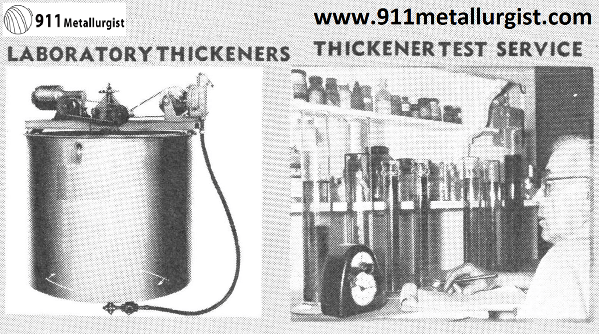 Difference Between Clarifier and Thickener Metallurgist & Mineral