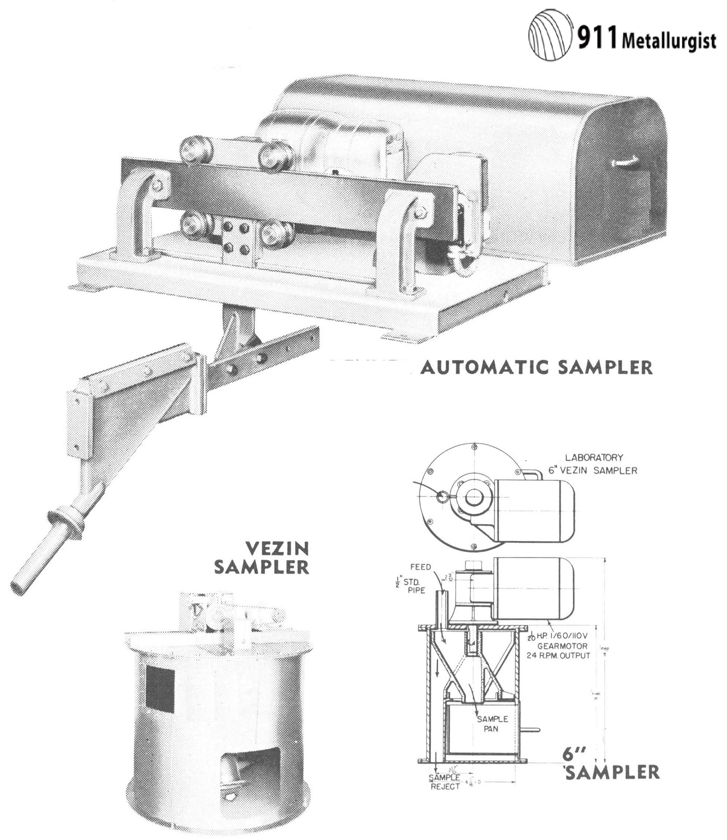 Types and Models of Sample Cutters & Samplers Metallurgist & Mineral Processing Engineer