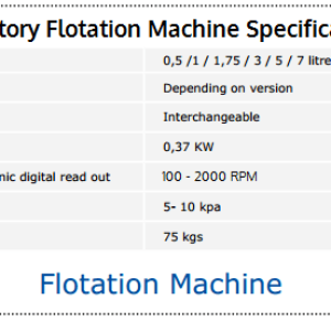 Laboratory_Flotation_Machine_Specifications