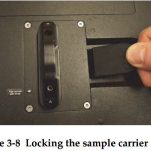 XRD-Analyser-Locking-the-sample-Carrier-Down